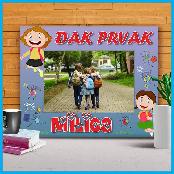 Polazak u školu ram za slike