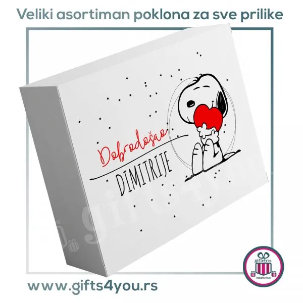 Personalizovana poklon kutija - Snoopy