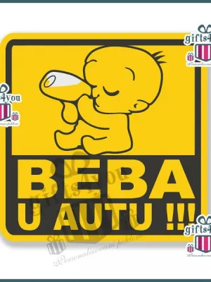 Beba u autu - kocka