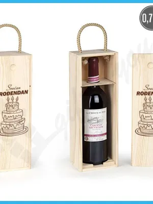 Srećan rođendan poklon kutija za vino