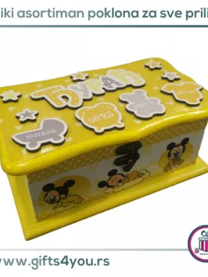 Dečija drvena kutija - Mickey mouse