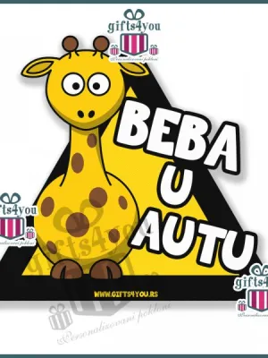 Beba u autu - Žirafa