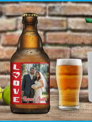 Nalepnica za pivo love