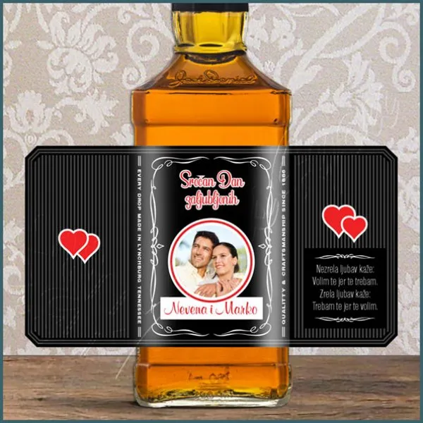 Proizvod Srećan dan zaljubljenih whiskey Jack Daniels Slika