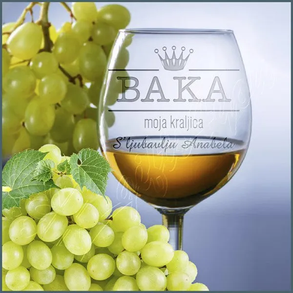 Proizvod Baka kraljica čaša za vino Slika