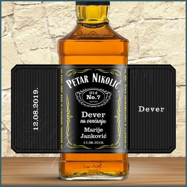 Proizvod Dever na venčanju whiskey Jack Daniels Slika