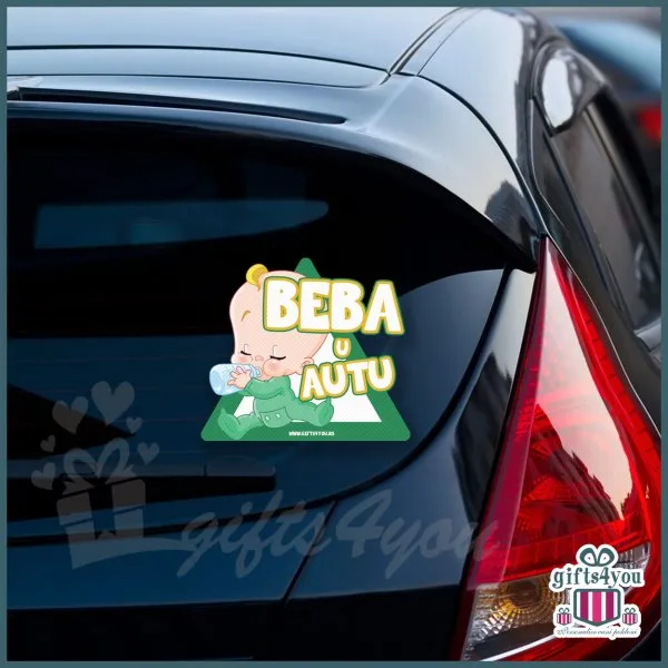 Proizvod Beba u autu - Zelena Slika