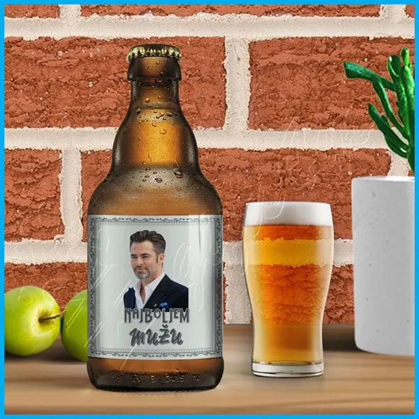 Proizvod Nalepnica za pivo najboljem mužu Slika