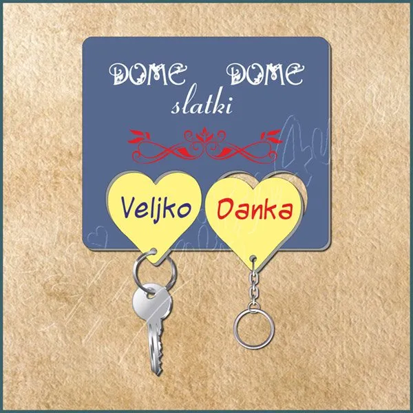 Proizvod Privezak za ključeve dome slatki dome Slika