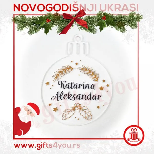 Proizvod Personalizovani novogodišnji ukras-3 Slika