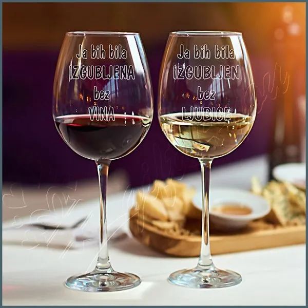 Proizvod Izgubljeni bez vina čaše za vino Slika