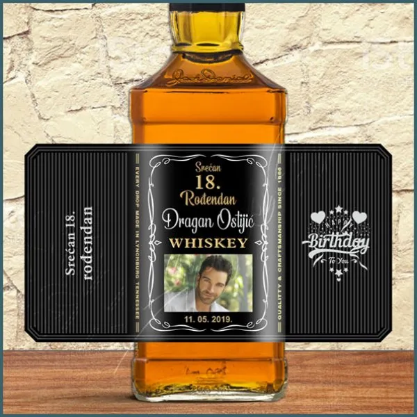 Proizvod Srećan 18 rođendan whiskey Jack Daniels Slika