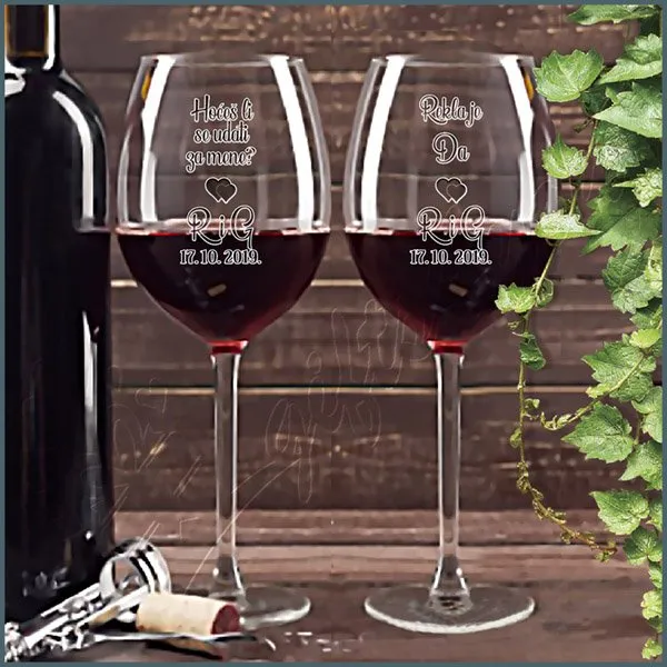 Proizvod Veridba čaša za vino Slika
