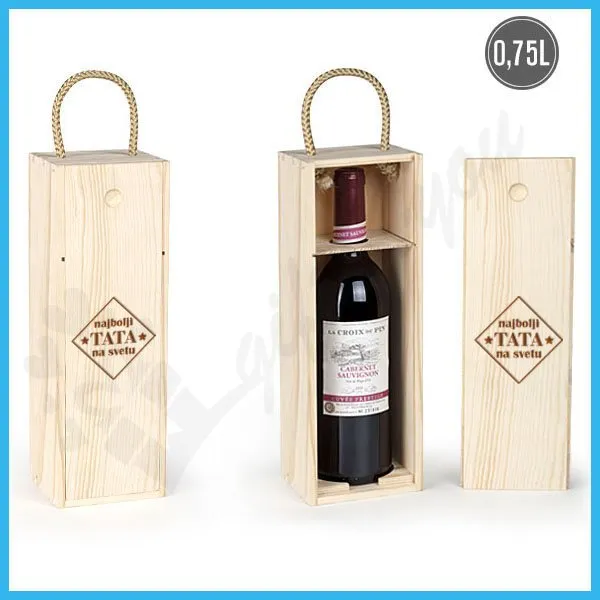 Proizvod Najbolji tata na svetu poklon kutija za vino Slika