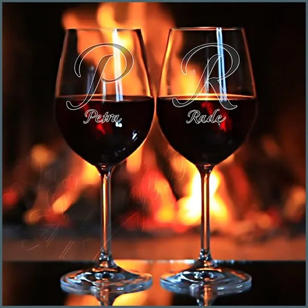 Proizvod Inicijali čaše za vino-1 Slika