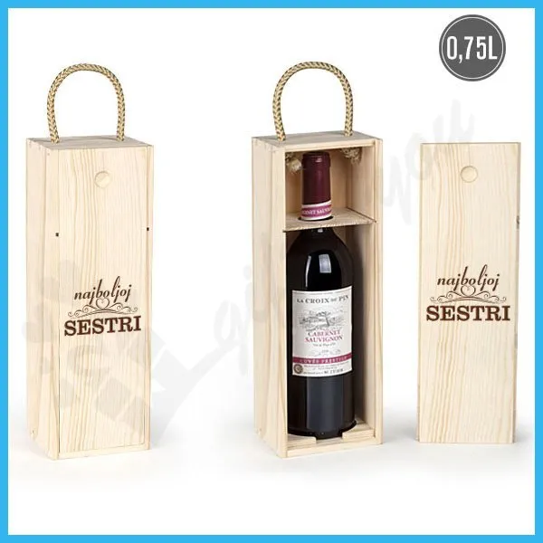 Proizvod Najboljoj sestri poklon kutija za vino Slika