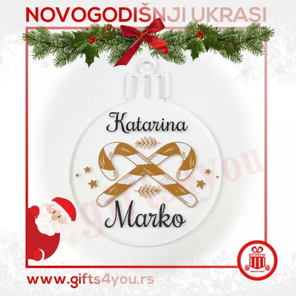Proizvod Personalizovani novogodišnji ukras Slika