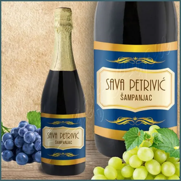 Proizvod Srećan rođendan šampanjac Slika