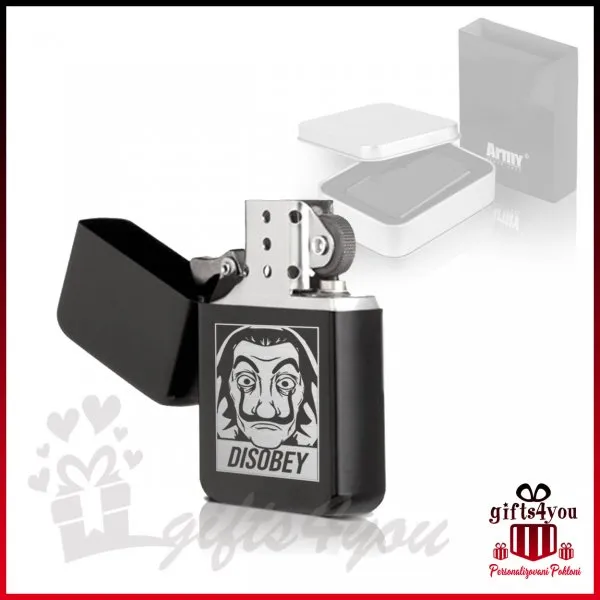 Proizvod La casa de papel disobey upaljač Slika