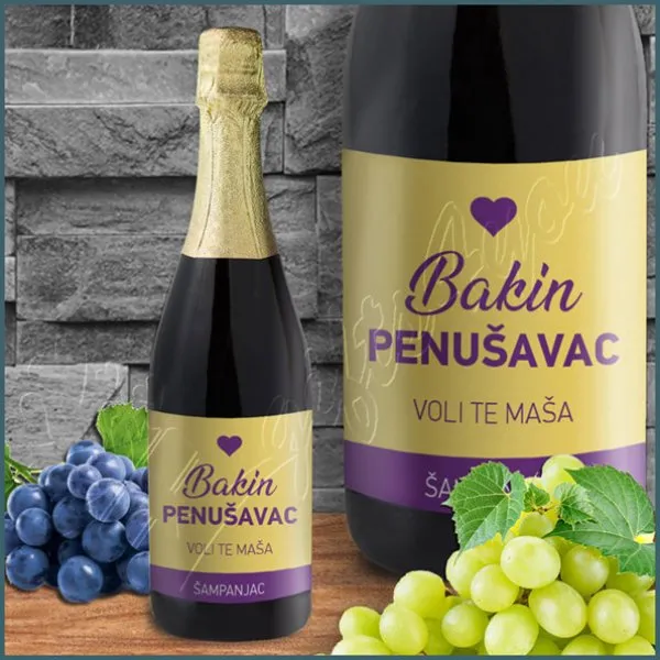 Proizvod Bakin penušavac šampanjac Slika