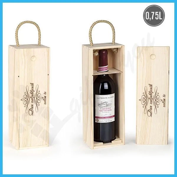 Proizvod Dan zaljubljenih poklon kutija za vino Slika