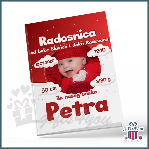 Proizvod Radosnica od bake i deke muška Slika