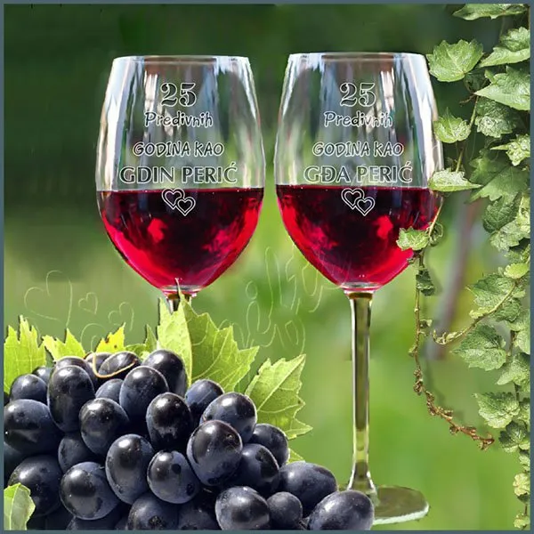 Proizvod Predivne godine čaše za vino Slika