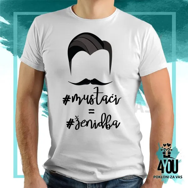 Proizvod Mustaći = Ženidba majica Slika