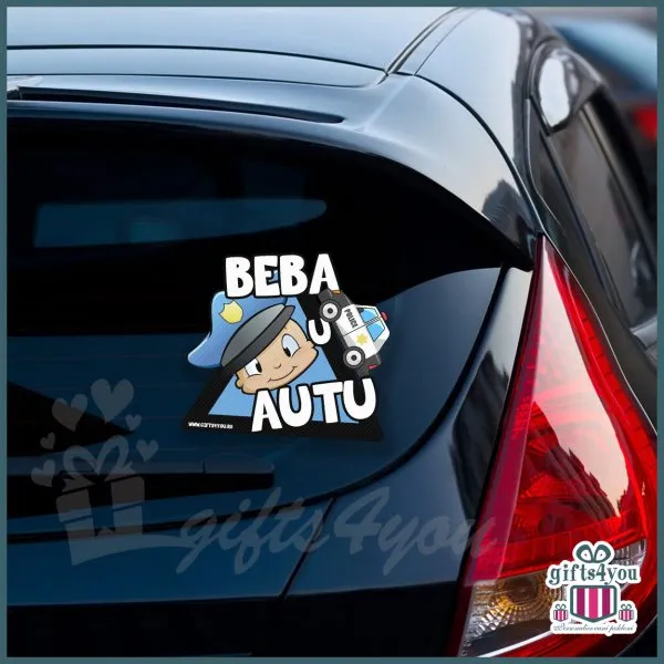 Proizvod Beba u autu - Policajac Slika