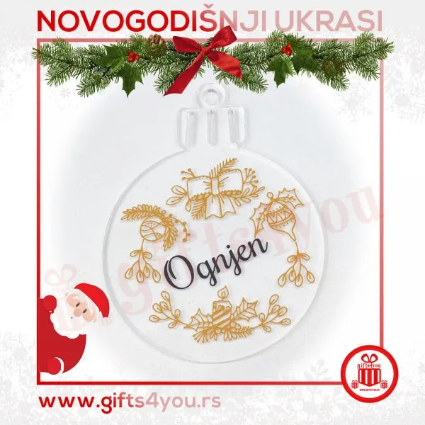 Proizvod Personalizovani novogodišnji ukras-9 Slika