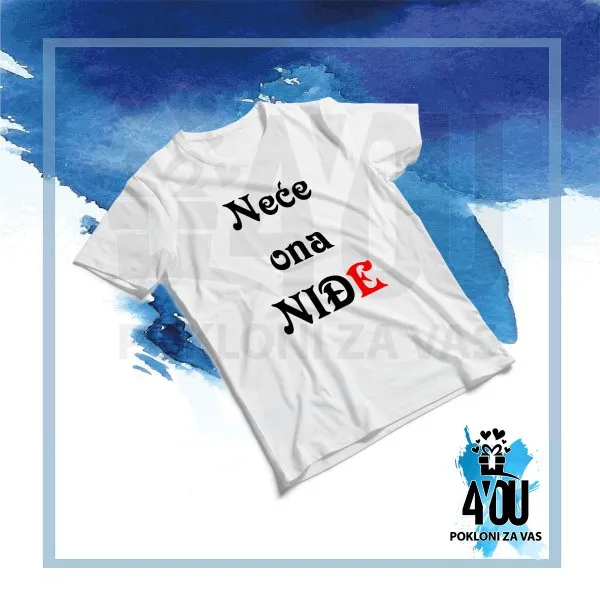 Proizvod Neće ona niđe majica Slika