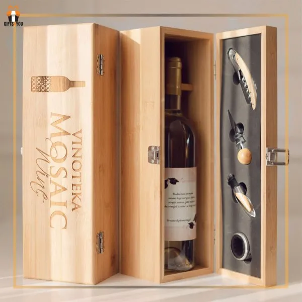 Proizvod Brunello drveni vinski set *ne sadrži flašu vina Slika