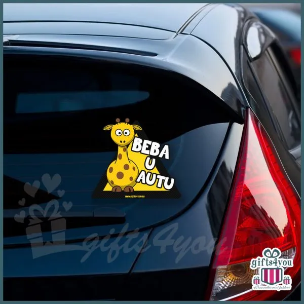 Proizvod Beba u autu - Žirafa Slika