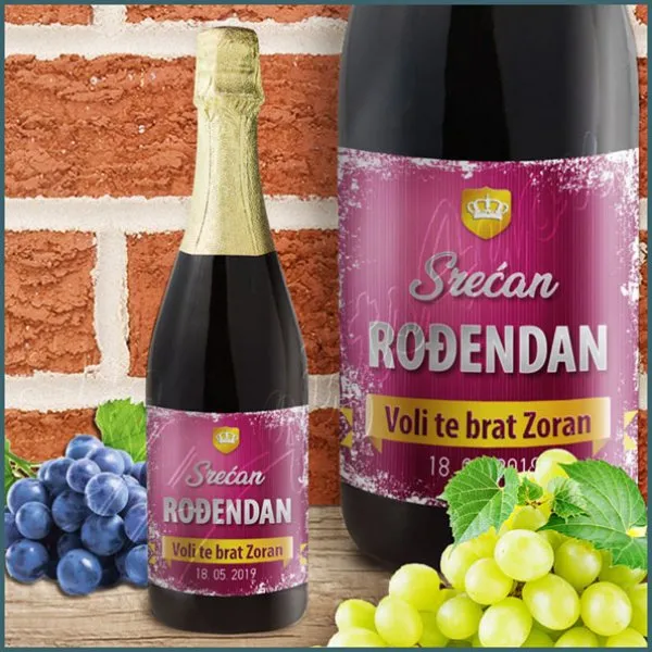 Proizvod Srećan rođendan šampanjac-3 Slika